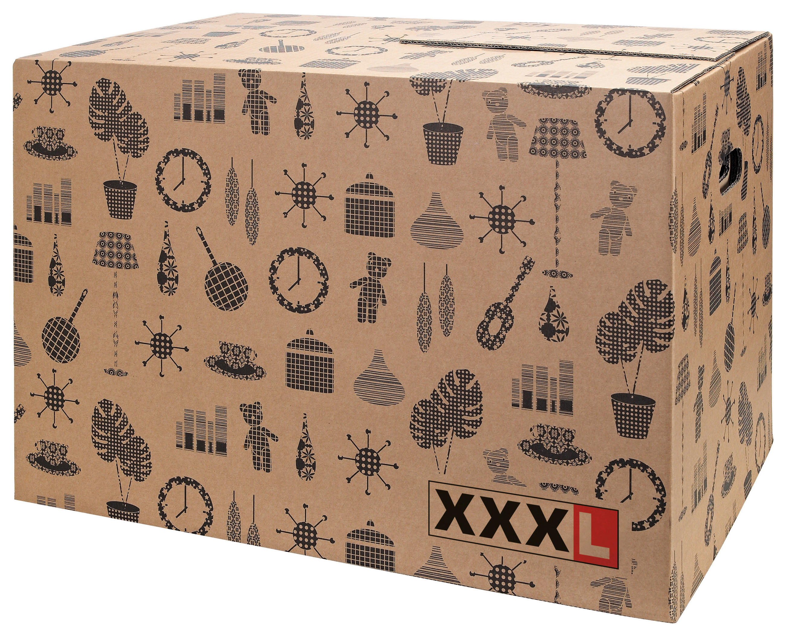 KUTIJA ZA SELIDBU 59/39/39 cm - smeđa, Basics, karton (59/39/39cm) - Boxxx