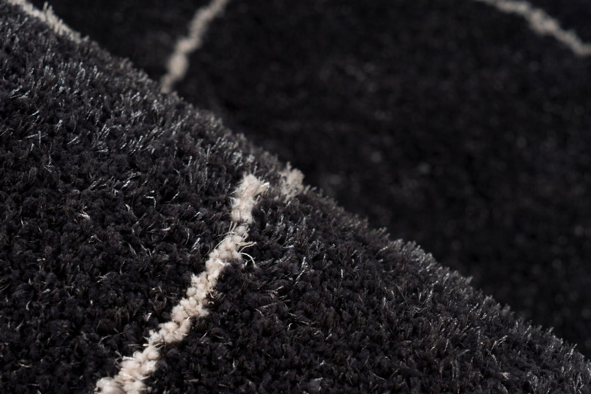 HOCHFLORTEPPICH 200/290 cm Orlando 525 Anthrazit Anthrazit  - Anthrazit, KONVENTIONELL, Textil (200/290cm)