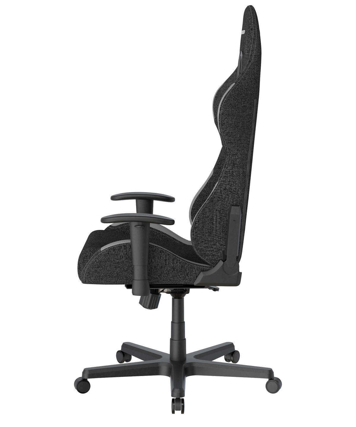 GAMINGSTUHL  in Grau, Schwarz  - Schwarz/Grau, KONVENTIONELL, Kunststoff/Textil (70/129/70cm) - Dxracer