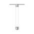 SCHIENENSYSTEM-HÄNGELEUCHTE - Chromfarben/Schwarz, Basics, Kunststoff/Metall (9,8/8,5cm) SCHIENENSYSTEM-HÄNGELEUCHTE - Chromfarben/Schwarz, Basics, Kunststoff/Metall (9,8/8,5cm)