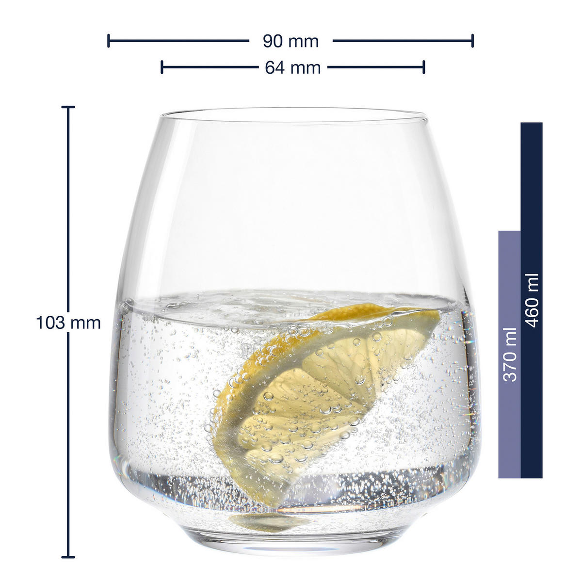 GLÄSERSET Cesti 6-teilig  - Transparent, Basics, Glas (9/10,3/9cm) - Leonardo