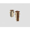 Innenecke Nussbaum Braun Braun, Nussbaumfarben  - Nussbaumfarben/Braun, Basics, Kunststoff (1.6/0.7/5.9cm) - Egger Holzwerkstoffe