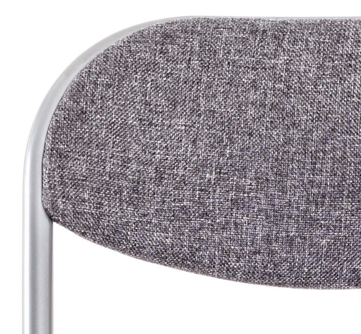 KLAPPSESSEL Grau, Alufarben  - Alufarben/Grau, MODERN, Textil/Metall (47/79/53cm)