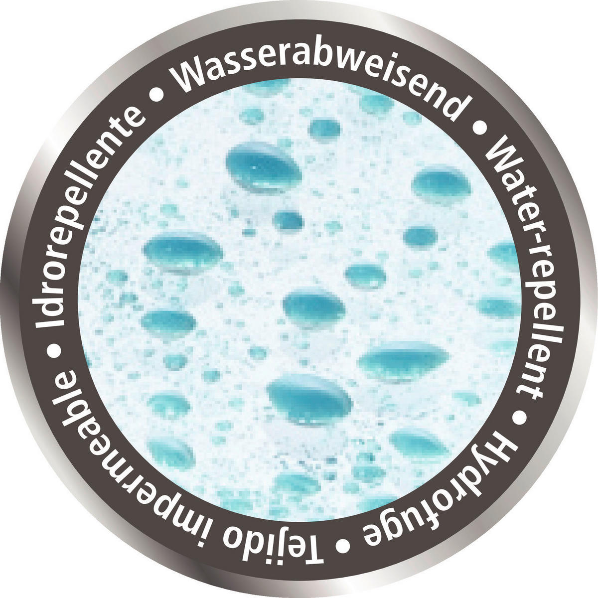DUSCHVORHANG MAYOUR GRS PES 180/200 cm  - Grau, KONVENTIONELL, Kunststoff/Textil (180/200cm) - Schöner Wohnen