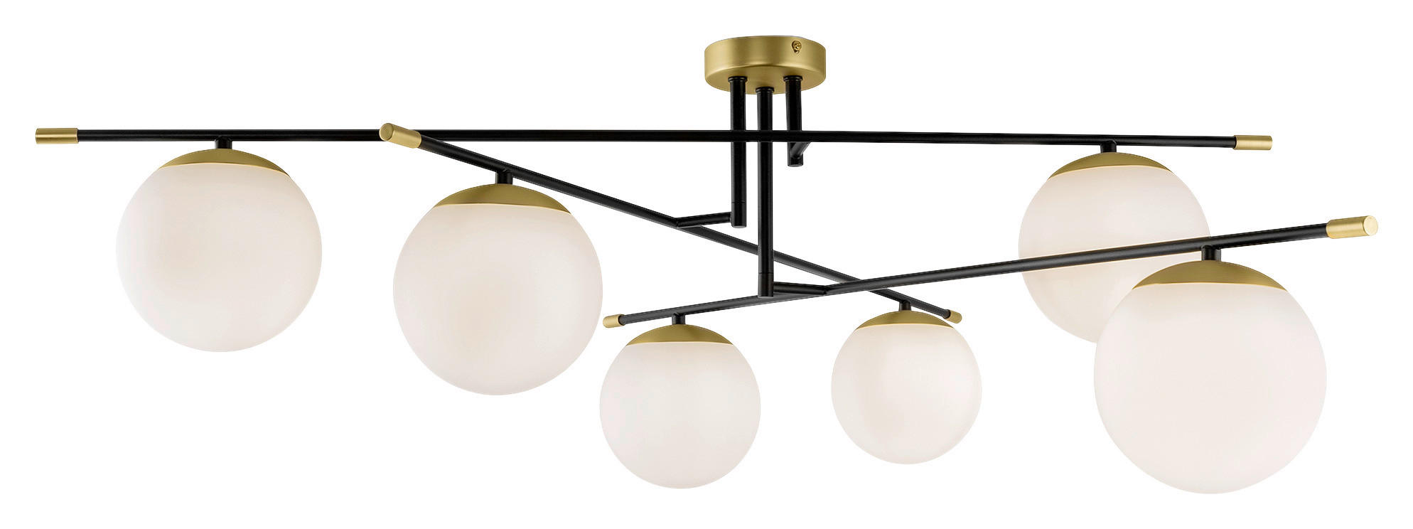 Maytoni Deckenleuchte Schwarz, Weiß, Gold 35 cm