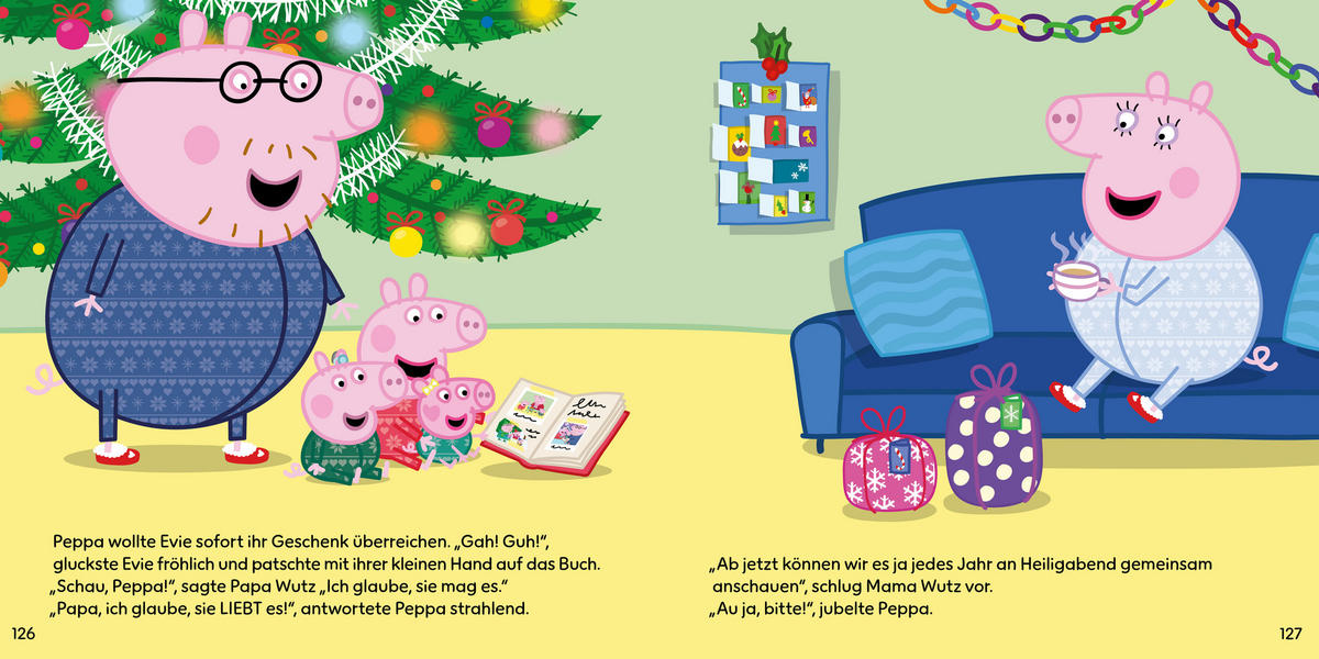 KINDERBUCH Peppas schönste Weihnachtsgeschichten  - Multicolor, Basics, Papier (25,7/25,6/1,6cm) - Carlsen