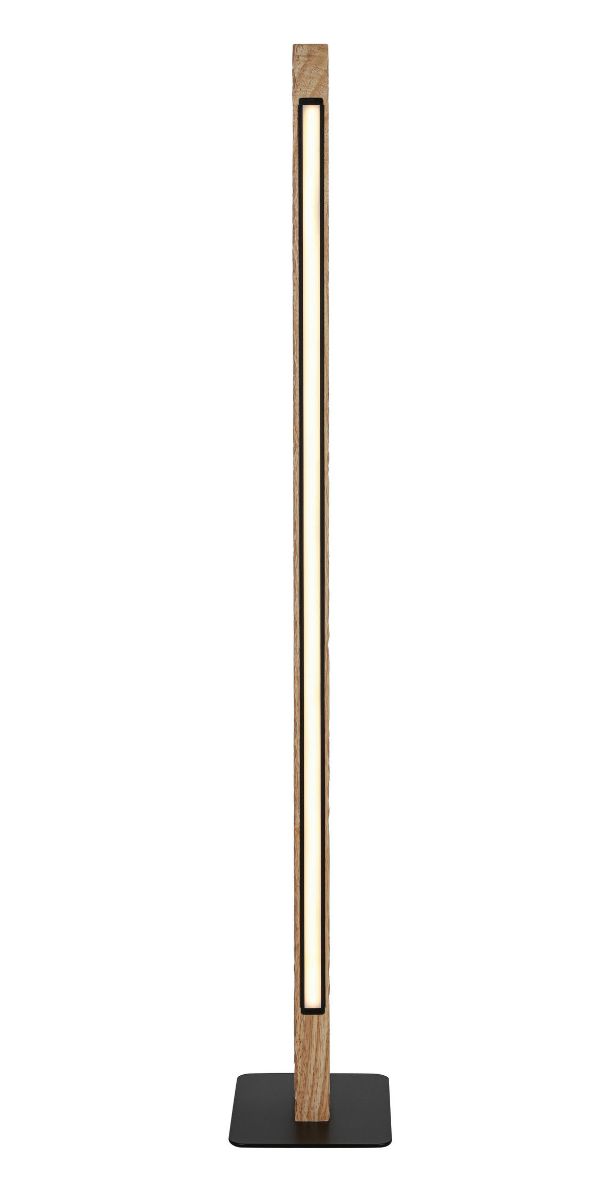 STEHLEUCHTE 18/120/25 cm  - Schwarz/Naturfarben, Trend, Holz/Kunststoff (18/120/25cm) - Collett's Monde