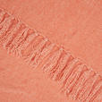 DECKE 127/152 cm  - Orange, Basics, Textil (127/152cm) - Novel