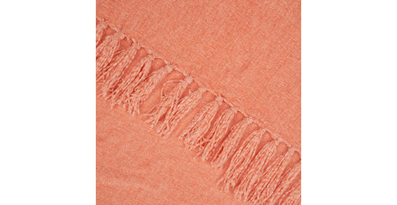 DECKE 127/152 cm  - Orange, Basics, Textil (127/152cm) - Novel