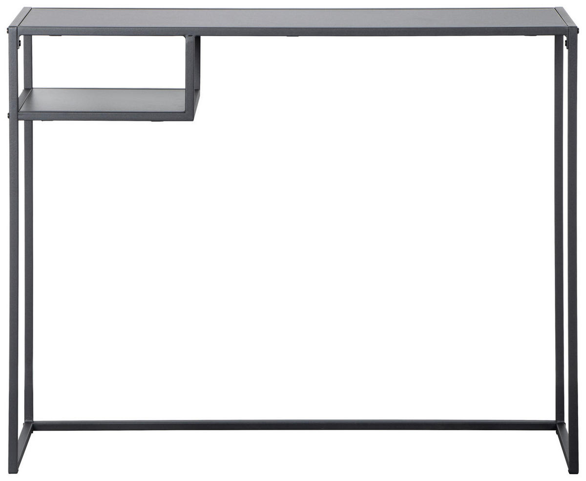SCHREIBTISCH 99,4/32,4/75 cm  in Schwarz  - Schwarz, LIFESTYLE, Holzwerkstoff/Metall (99,4/32,4/75cm) - Carryhome