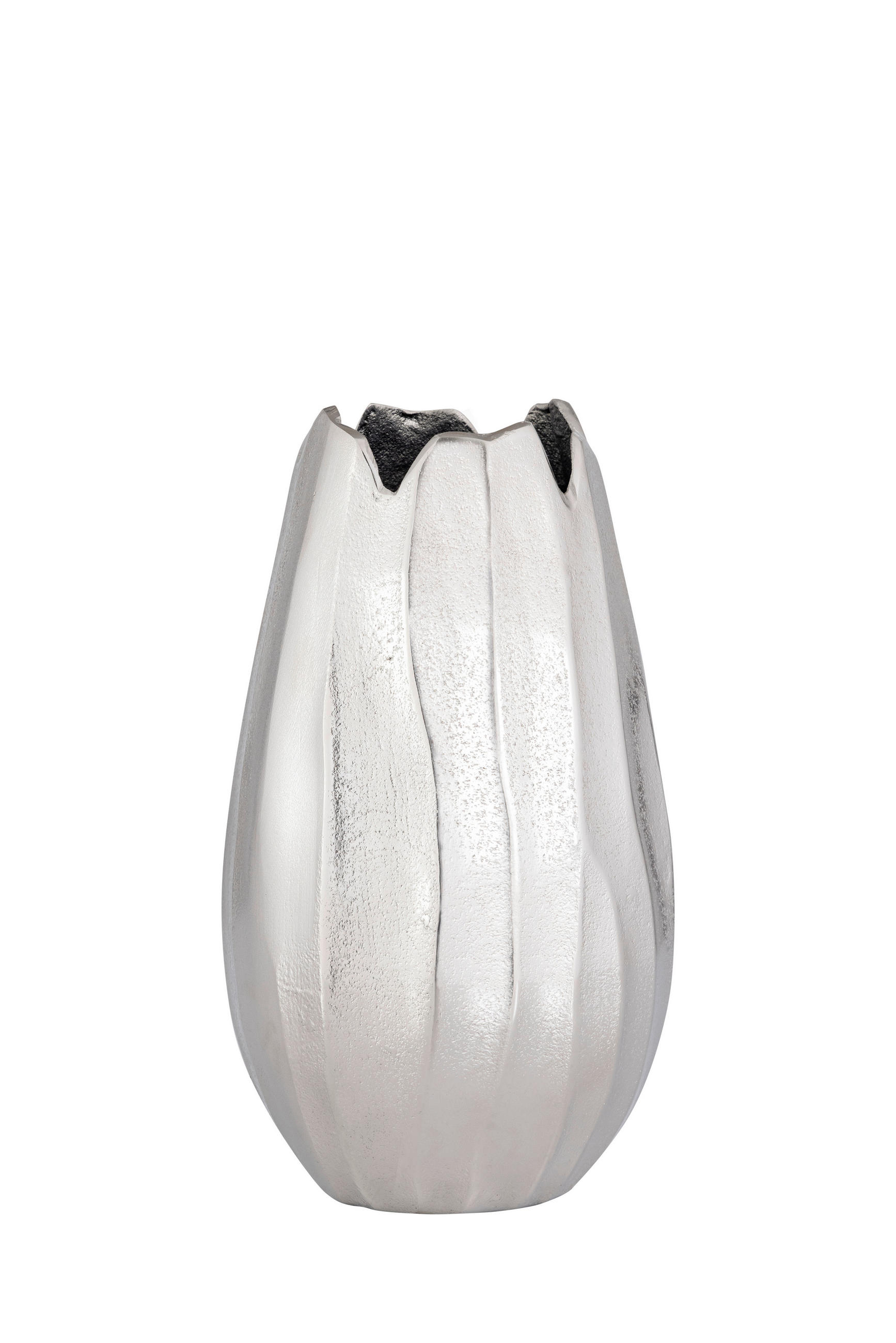 Vază 29 cm  - culoare nichel, Design, metal (16/29/16cm) - Ambia Home