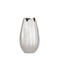 Vază 29 cm  - culoare nichel, Design, metal (16/29/16cm) - Ambia Home