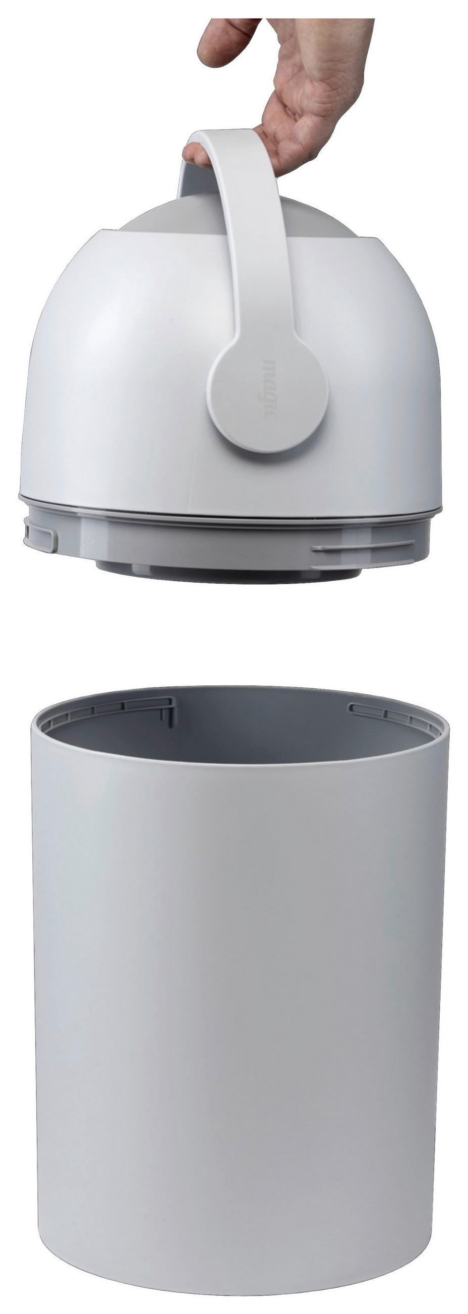 WINDELEIMER CONCRETE - Hellgrau, Basics, Kunststoff (24,5/48,5/26cm)