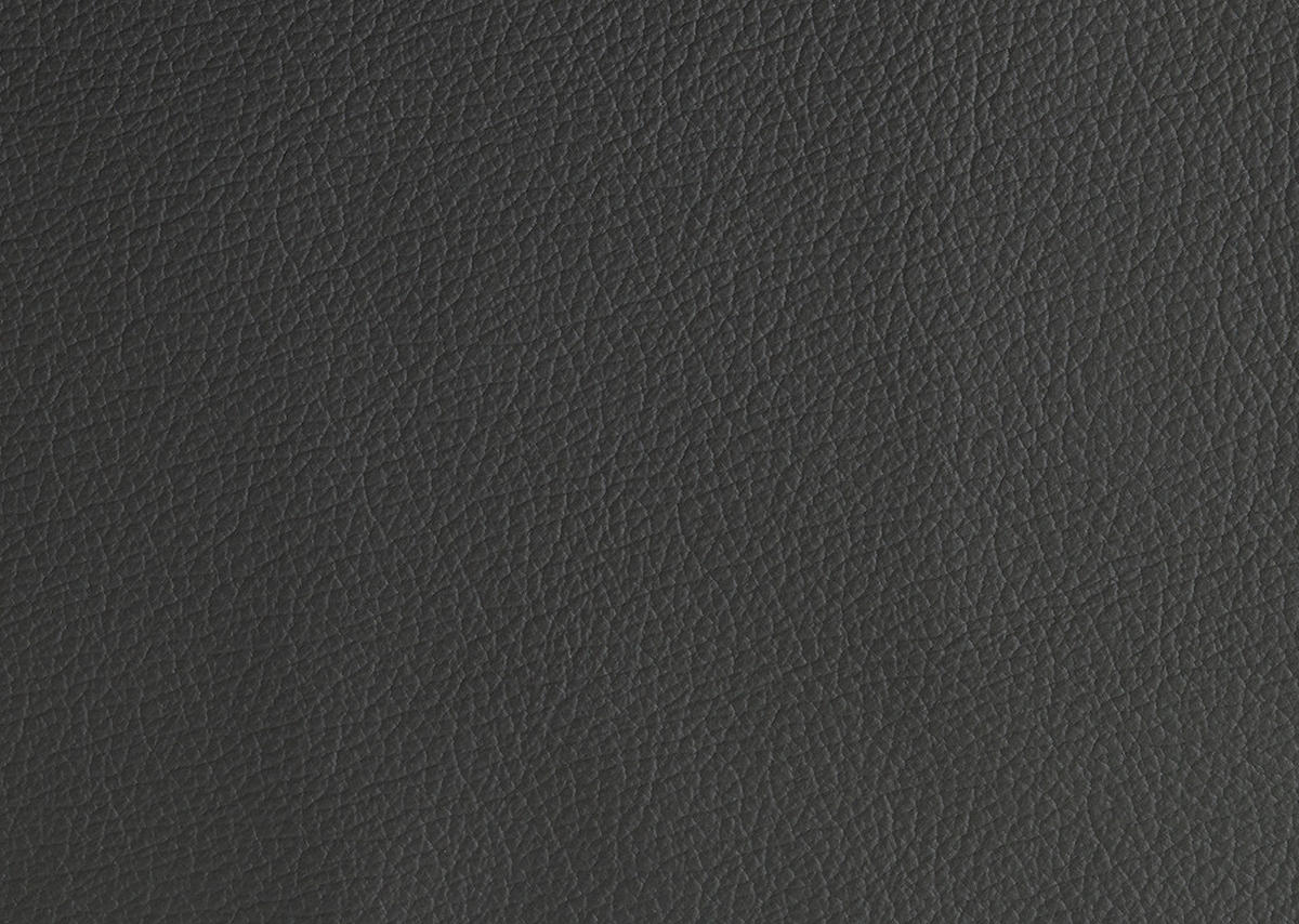 RELAXSESSEL in Leder Anthrazit  - Edelstahlfarben/Anthrazit, Design, Leder/Metall (70/108/80cm) - Cantus