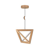 HÄNGELEUCHTE 1209174 TRIGONON 42/42/100 cm  - Hellbraun, Natur, Holz (42/42/100cm)
