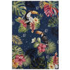 OUTDOORTEPPICH 120/180 cm Flair Multicolor, Dunkelblau  - Multicolor/Dunkelblau, Design, Kunststoff (120/180cm)