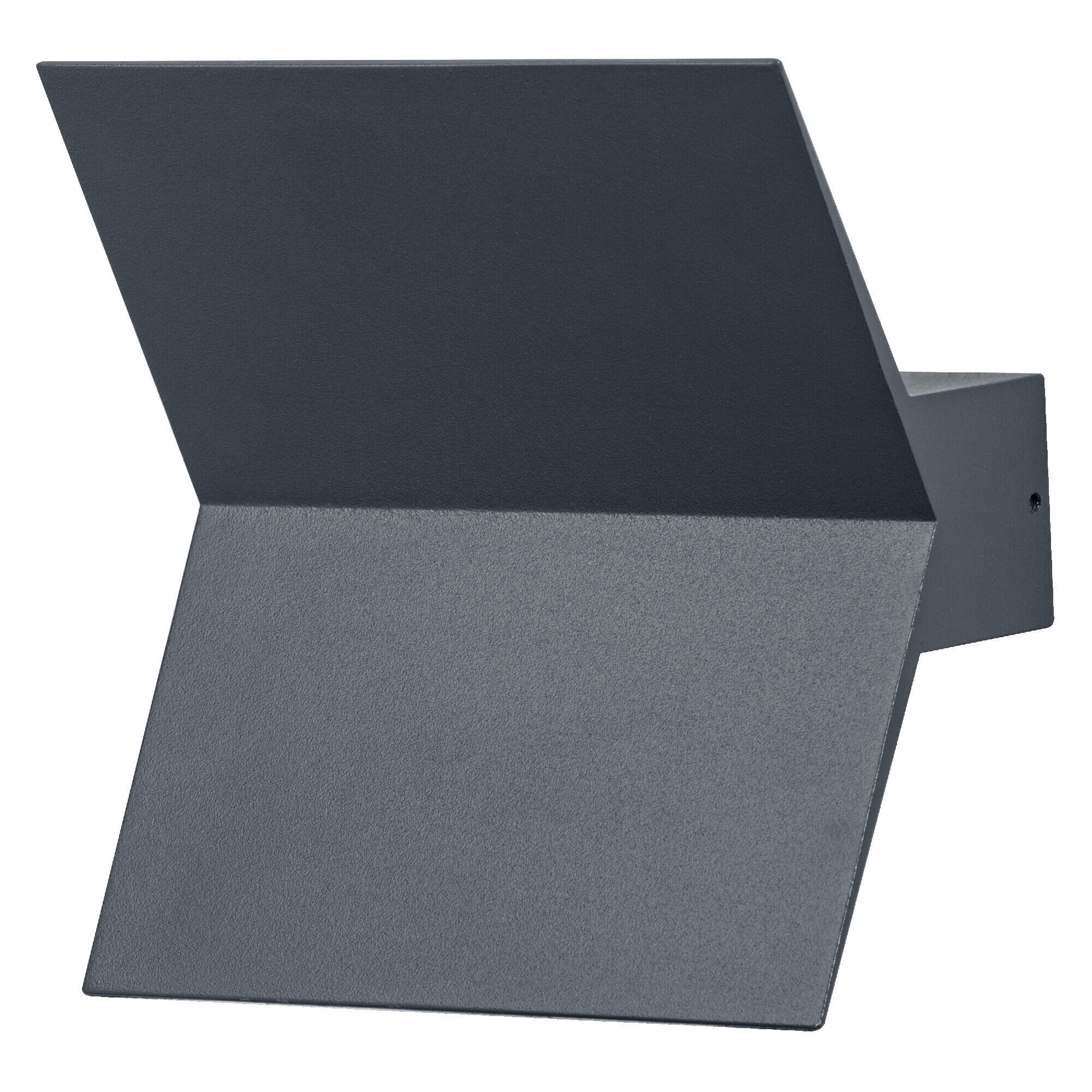 LED-AUßENLEUCHTE 17,7/16,9/8,4 cm   - Dunkelgrau, Basics, Kunststoff/Metall (17,7/16,9/8,4cm) - Osram