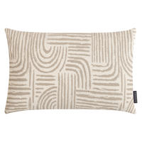 OUTDOOR-KISSENHÜLLE  Streifen  - Beige/Cappuccino, Basics, Textil (40/60cm)