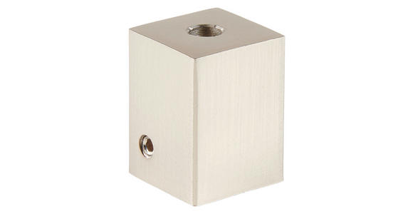 DECKENTRÄGER  - Edelstahlfarben, Design, Metall (2/2cm) - Homeware