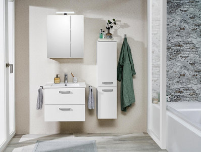 Badezimmer 3 Teilig In Weiss Bequem Liefern Lassen