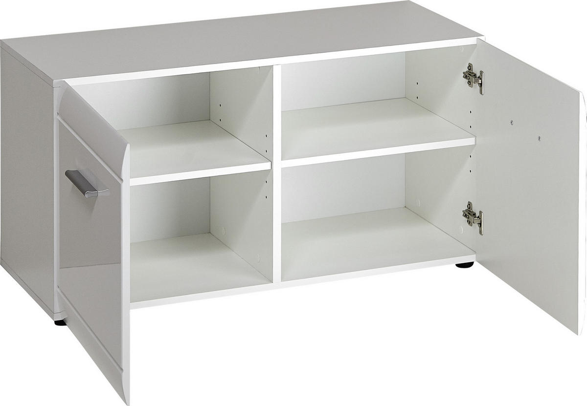 GARDEROBE 5-teilig  in 275/200/39 cm  - Weiss, Design, Holzwerkstoff (275/200/39cm) - Carryhome