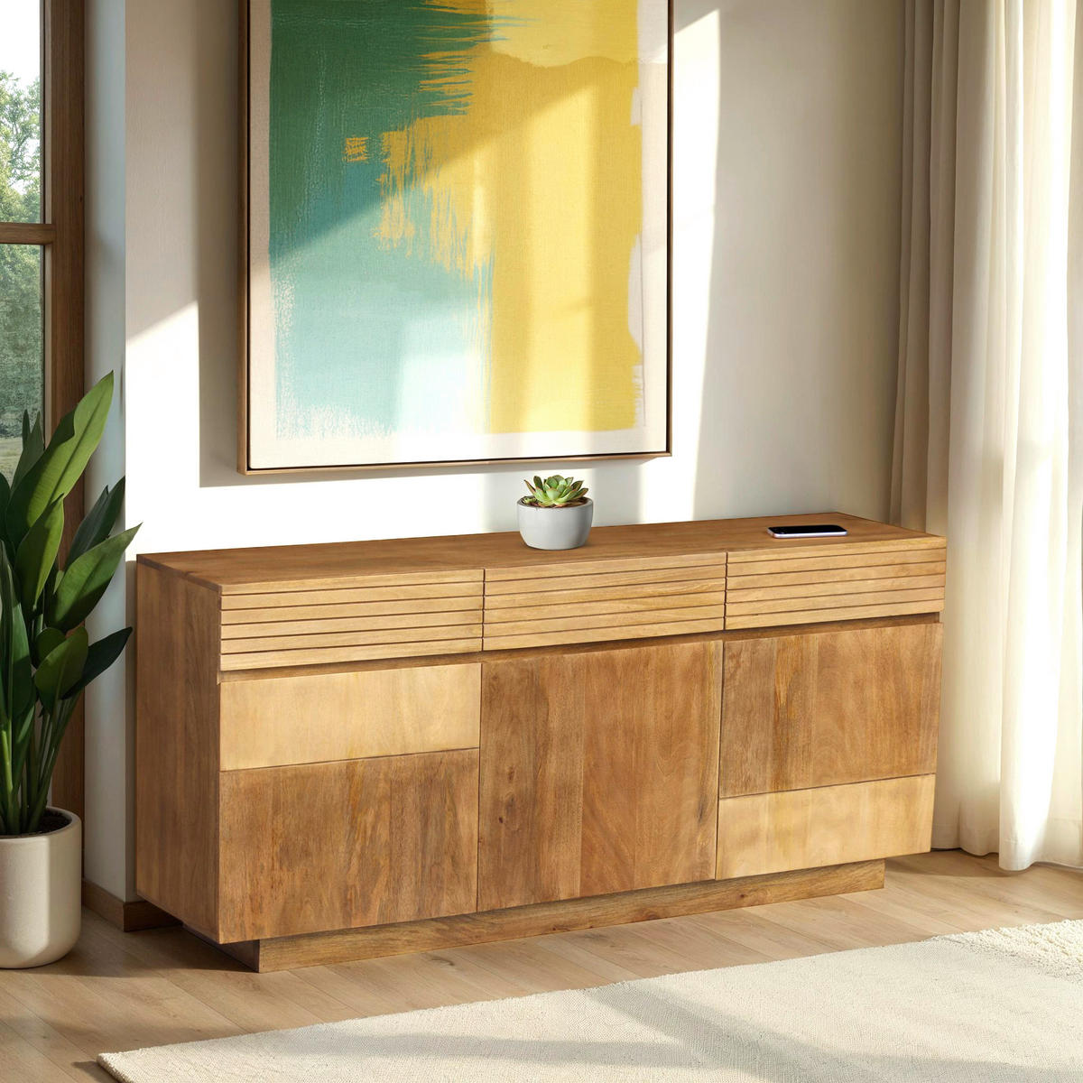 SIDEBOARD  in 170/77/40 cm  - Hellbraun/Naturfarben, Natur, Holz (170/77/40cm) - Livetastic