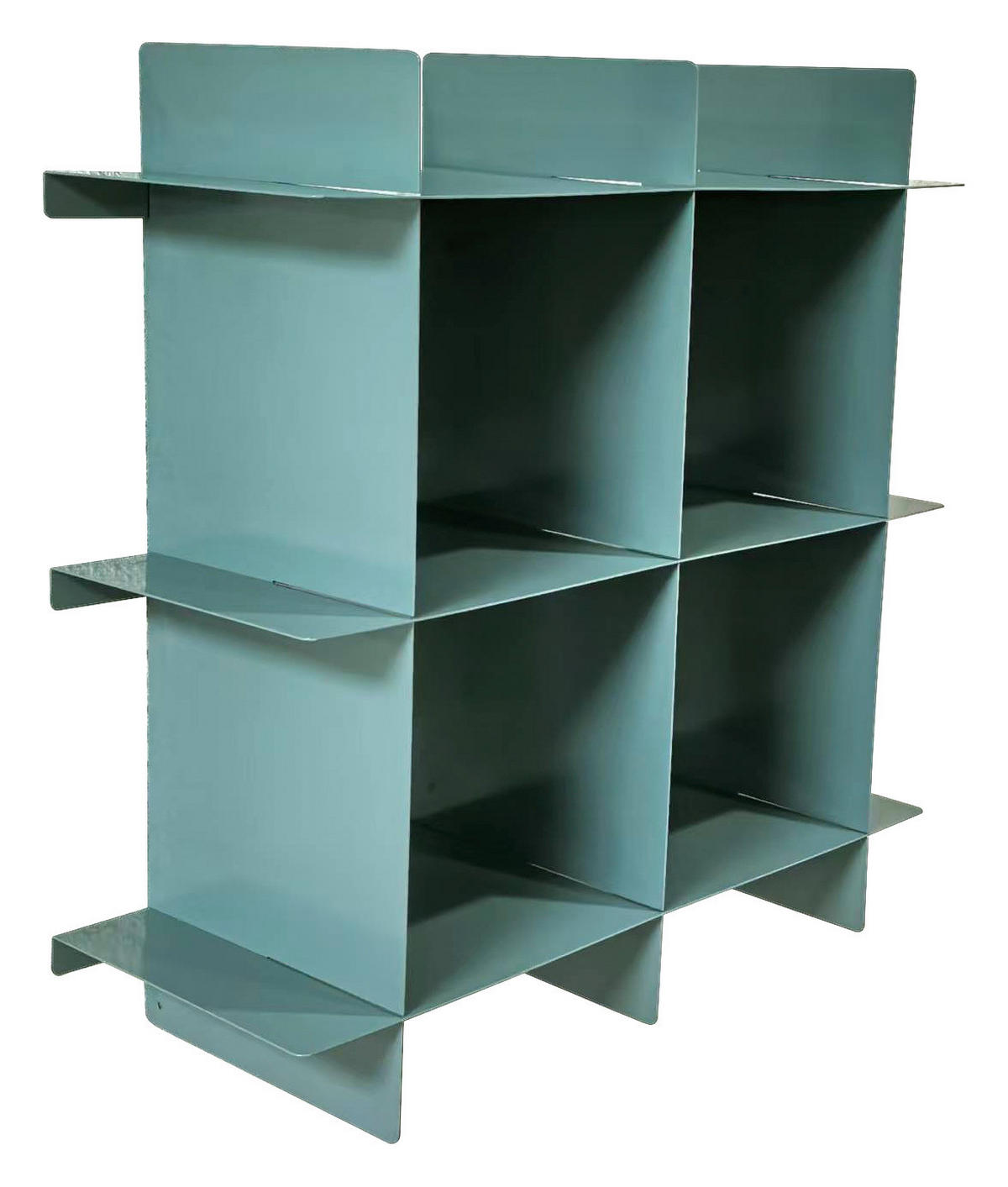 WANDREGAL Grün  - Grün, Basics, Metall (40/40/15cm) - Landscape