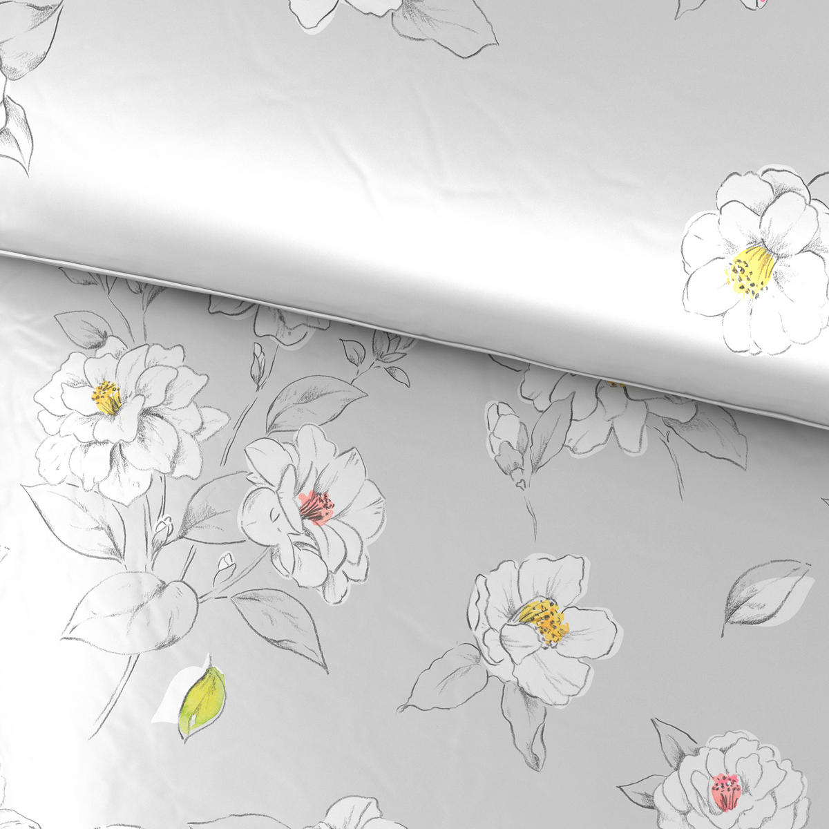 ÁGYNEMŰHUZAT-GARNITÚRA  - ezüst, Konventionell, textil (140cm) - Esposa
