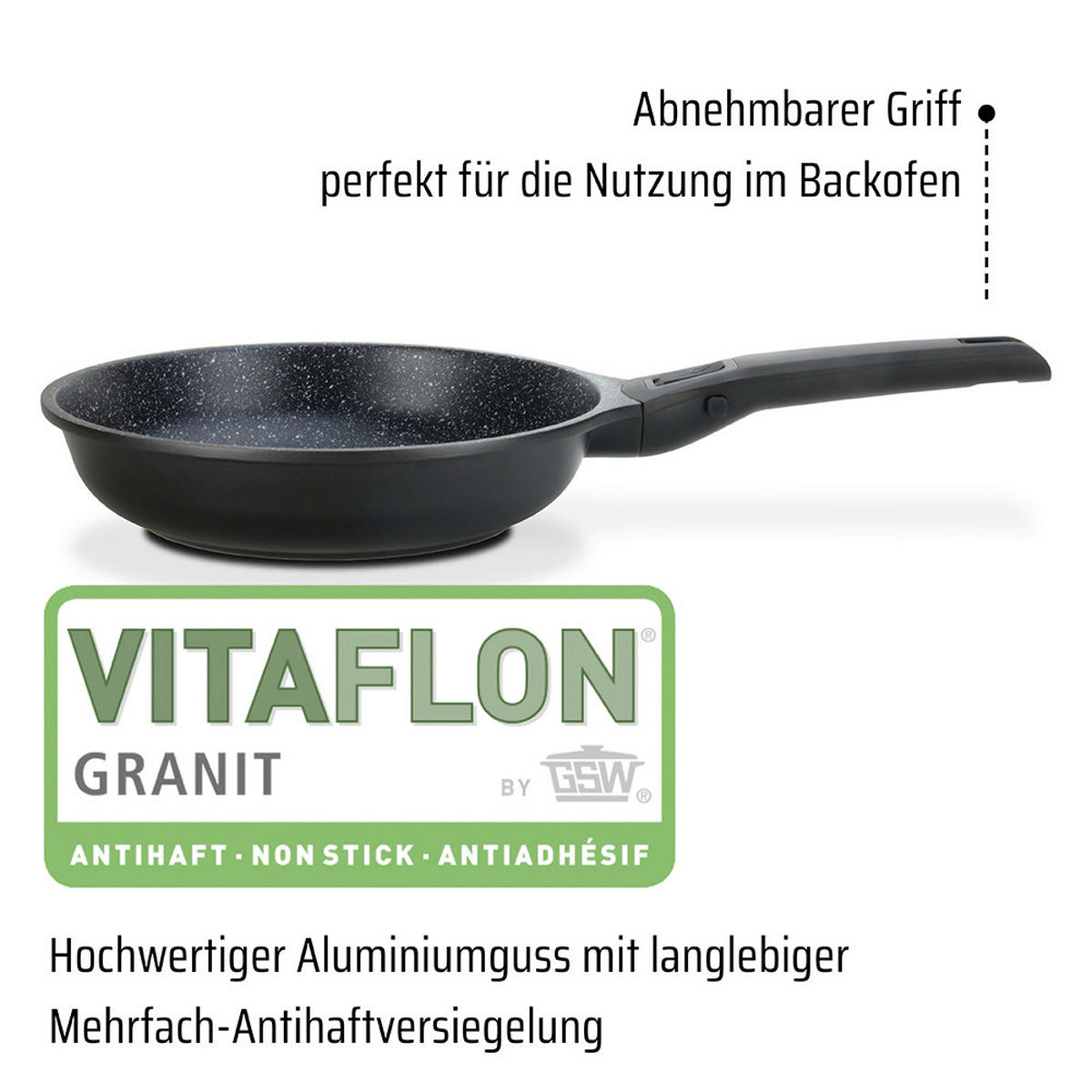 PANNSET 2 delar 20+28 cm  - svart, Basics, metall (20+28cm) - GSW
