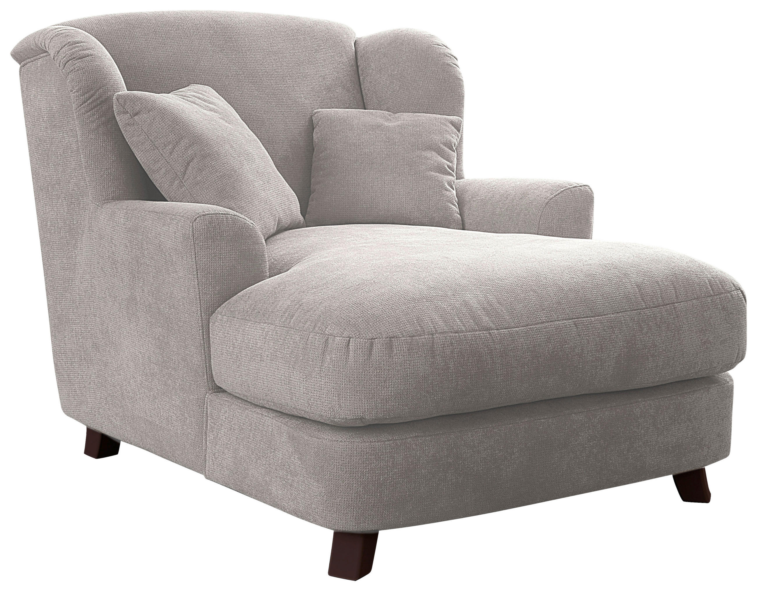 XXL KŘESLO, textil, kompozitní dřevo, krémová - tmavě hnědá/krémová, Moderní, kompozitní dřevo/textil (109/104/145cm) - Sit & More