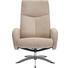 RELAXSESSEL in Textil Beige - Chromfarben/Beige, Design, Textil/Metall (71/104/72cm) - Welnova RELAXSESSEL in Textil Beige - Chromfarben/Beige, Design, Textil/Metall (71/104/72cm) - Welnova