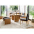 ECKBANK Echtleder Kernbuche massiv Buchefarben, Dunkelbraun - Dunkelbraun/Buchefarben, Design, Leder/Holz (171/208cm) - Voleo