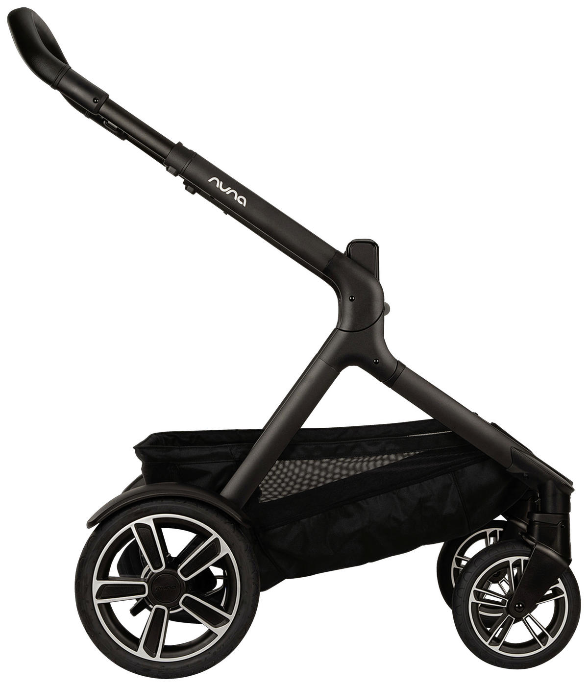 GESCHWISTERWAGEN Demi next  - Schwarz, Basics, Metall (63/123/83cm) - Nuna