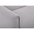SCHLAFSOFA Webstoff Grau, Hellgrau  - Hellgrau/Schwarz, KONVENTIONELL, Kunststoff/Textil (185/86/104cm) - Carryhome