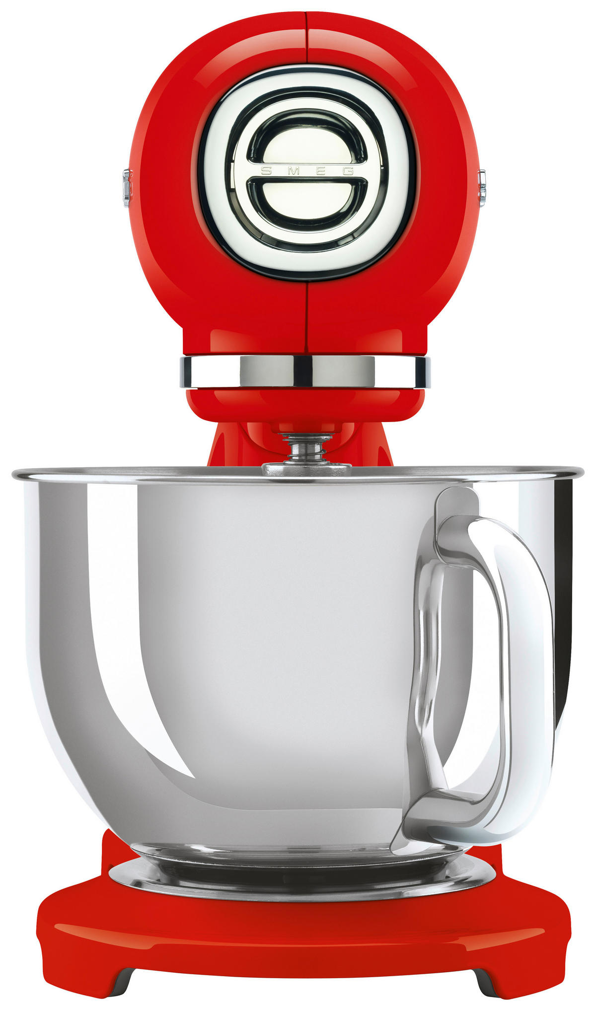 KÜCHENMASCHINE - Rot/Alufarben, Basics, Metall (40,5/37,8/22,1cm) - SMEG