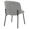 STUHL   Webstoff  Schwarz, Hellgrau  - Hellgrau/Schwarz, MODERN, Textil/Metall (48/79/59cm) - Carryhome