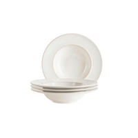 PASTATELLERSET Weiß Unico 4-teilig  - Weiß, Basics, Keramik