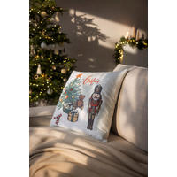 KISSENHÜLLE Home 50/50 cm  - Rot, Design, Textil (50/50cm) - Estella