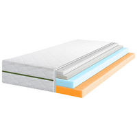 LEŽIŠČE IZ UDOBNE PENE 90/200 cm  - bela, Design, tekstil (90/200cm) - Hom`in