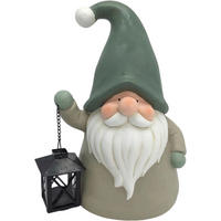 MIKULÁŠ - čierna/zelená, Lifestyle, kov/kameň (21/33/18cm) - X-Mas