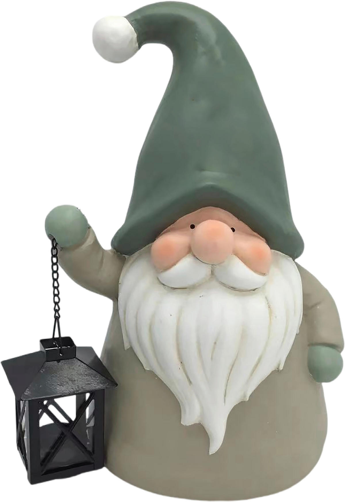 MIKULÁŠ - čierna/zelená, Lifestyle, kov/kameň (21/33/18cm) - X-Mas
