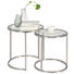 SATZTISCH in Silberfarben - Silberfarben, Design, Glas/Metall (46/41/48/43/46/41cm) - Xora SATZTISCH in Silberfarben - Silberfarben, Design, Glas/Metall (46/41/48/43/46/41cm) - Xora