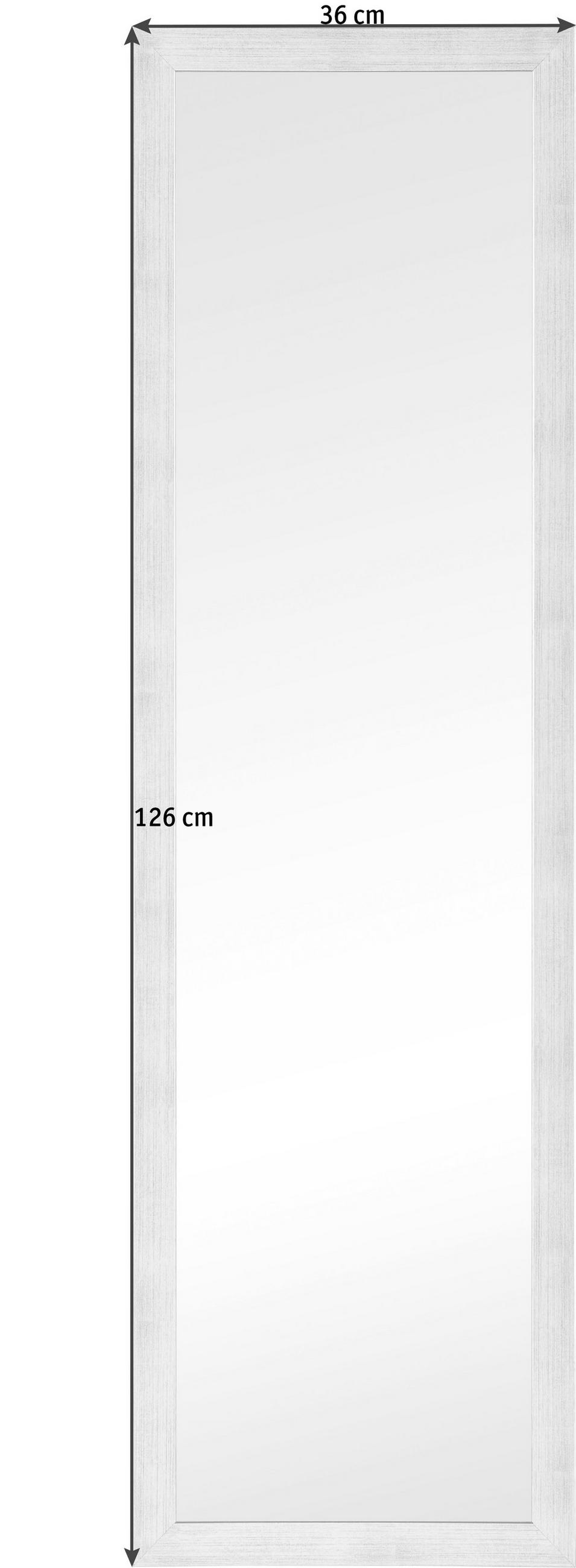 FALI TÜKÖR 36/126/2,5 cm    - ezüst, Design, faalapú anyag/Üveg (36/126/2,5cm) - Carryhome