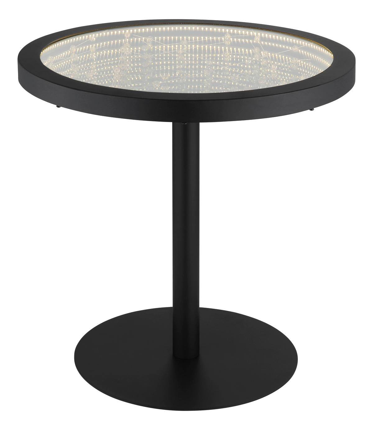 STOLNÍ LED LAMPA, nožní spínač, 50/47,5 cm  - čiré, Design, plast/sklo (50/47,5cm) - Globo