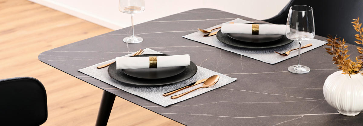 TISCHSET SOFIA Textil Hellgrau 33/45 cm  - Hellgrau, Basics, Textil (33/45cm) - Dieter Knoll
