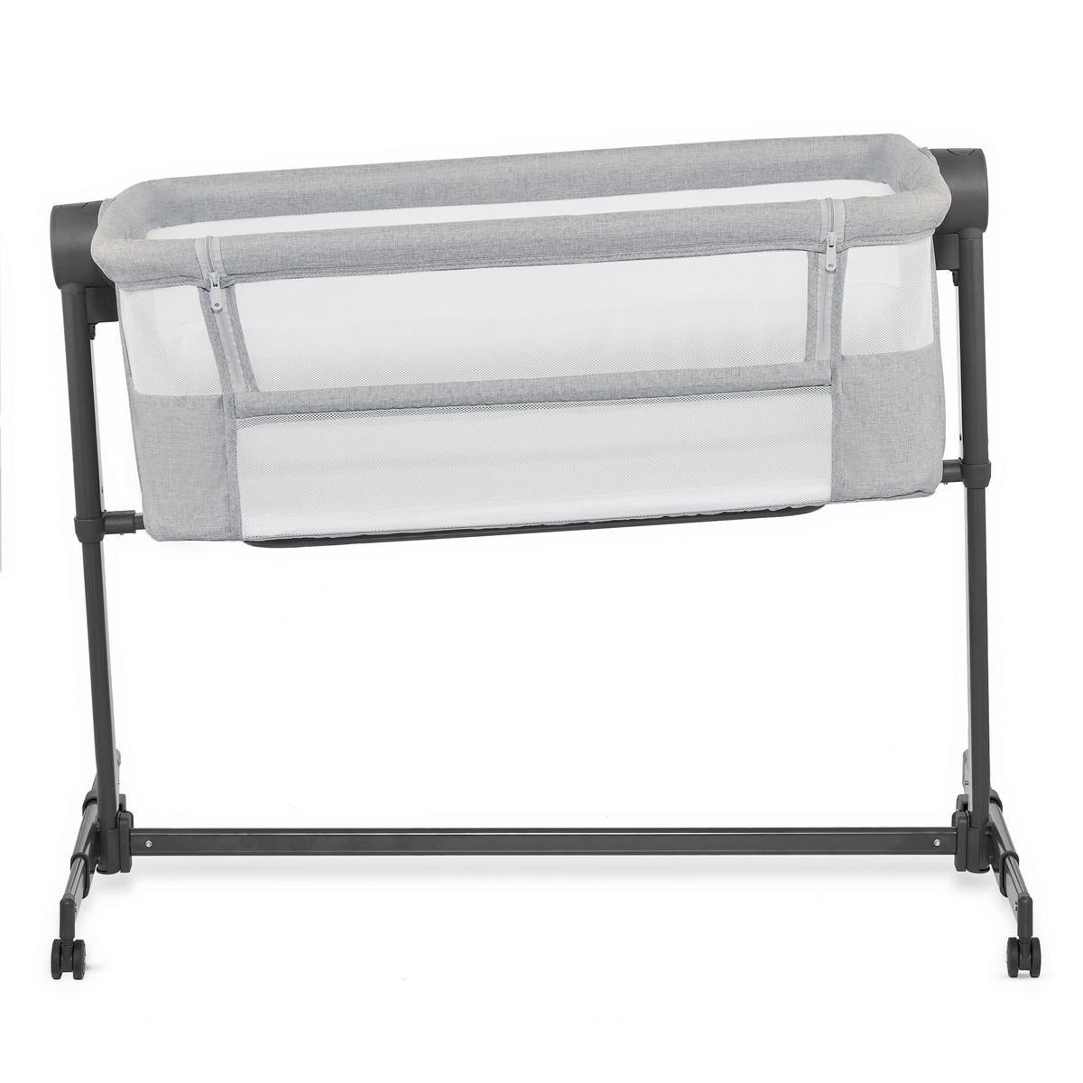 BEISTELLBETT Neste Up 2  - Hellgrau, Basics (98/68-79/51-60.5cm) - kinderkraft