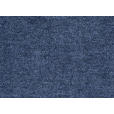ECKSOFA in Flachgewebe Dunkelblau  - Dunkelgrau/Schwarz, MODERN, Kunststoff/Textil (235/166cm) - Hom`in