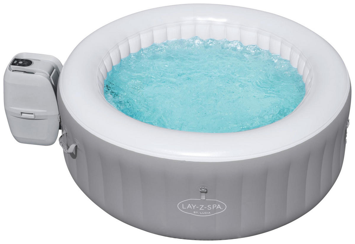 WHIRLPOOL ST. LUCIA 60037 170/66 cm  - Weiß/Grau, Trend, Kunststoff (170/66cm) - Bestway