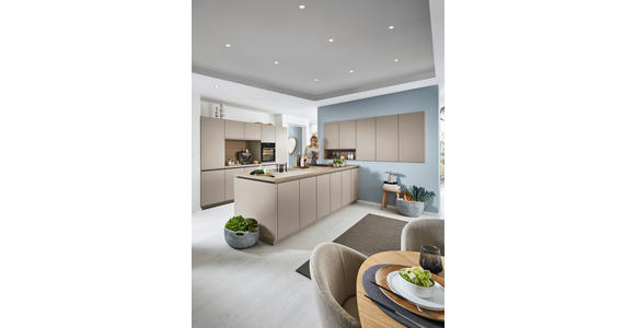 EINBAUKÜCHE - Lavagrau, Design, Holzwerkstoff - Dieter Knoll