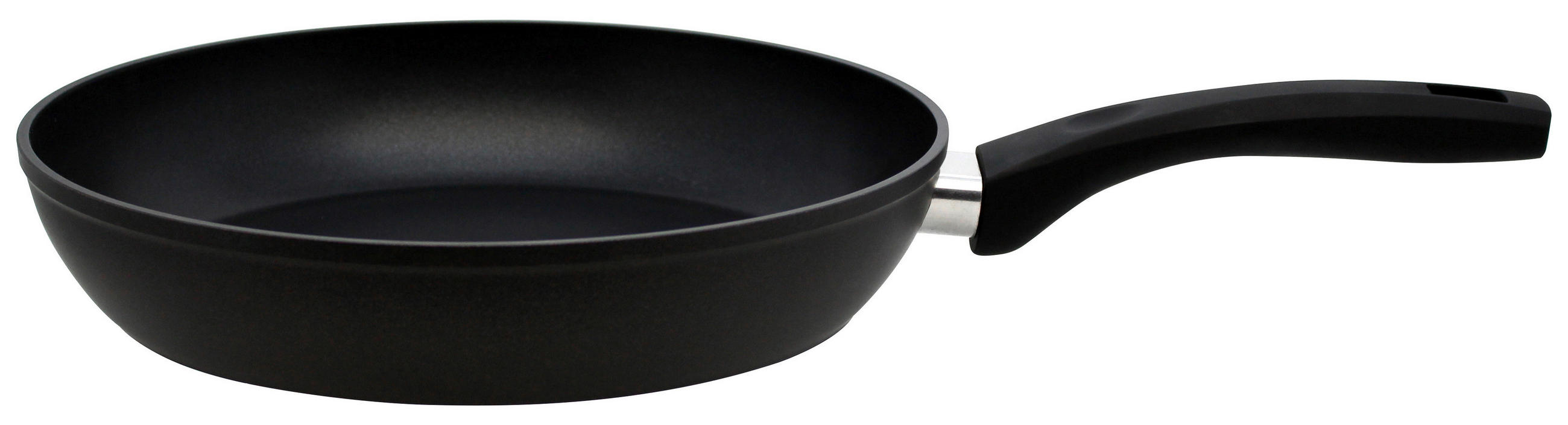 Bratpfanne Lukullus Lukullus Greblon®-Antihaftbeschichtung 25 cm  - Schwarz, Basics, Metall (25cm) - ELO